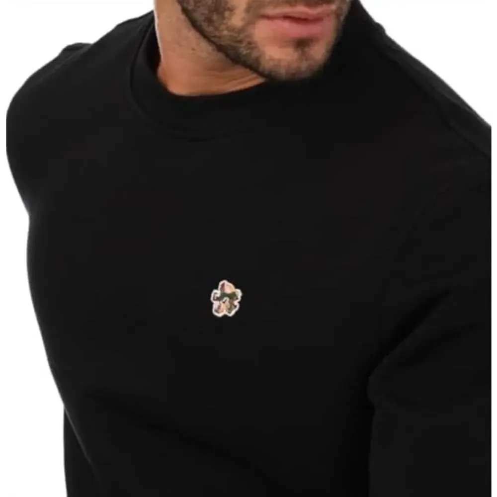 Ted Baker London Black Logo Print Crewneck Sweater Size 5/XL